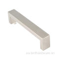 Tirador de acero inoxidable hueco para muebles para armario